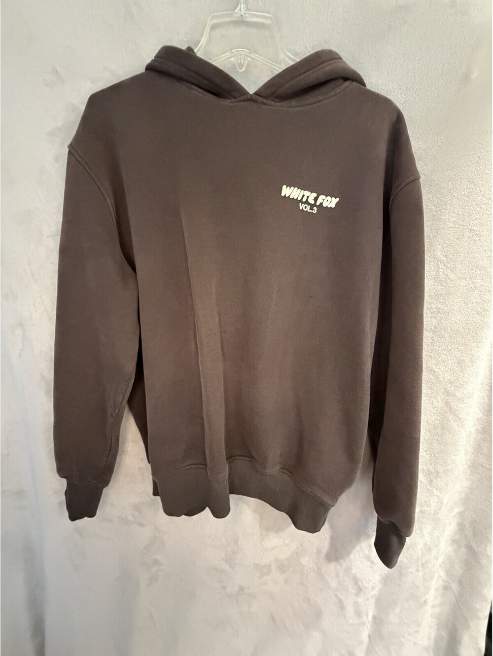 White Fox Offstage Oversized Hoodie Size S/M
